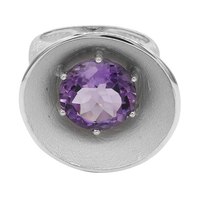 Zambian Amethyst Silver Ring