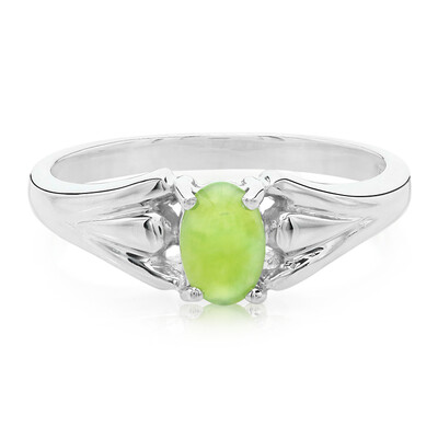 Imperial Chrysoprase Silver Ring