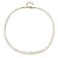 Welo Opal Silver Necklace