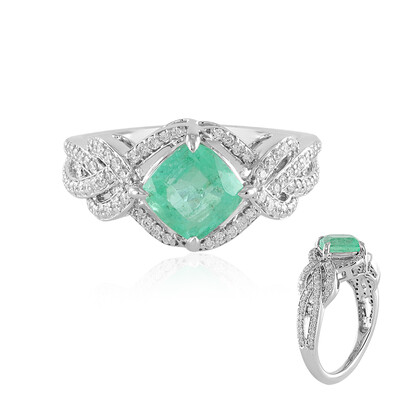14K Russian Emerald Gold Ring (de Melo)