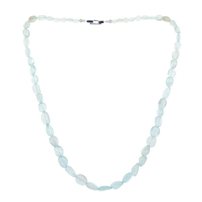 Aquamarine Silver Necklace
