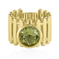 Lemon Citrine Silver Ring