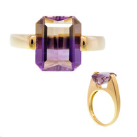 9K Ametrine Gold Ring (de Melo)