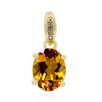 Cognac Scapolite Silver Pendant