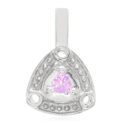 Pink Cuprian Tourmaline Silver Pendant