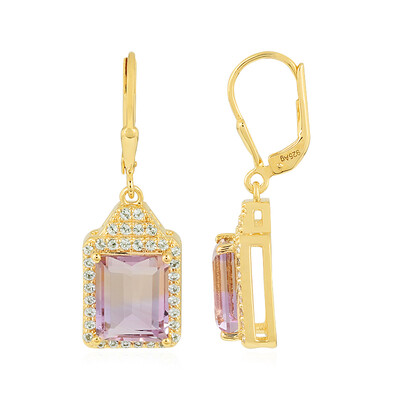 Ametrine Silver Earrings