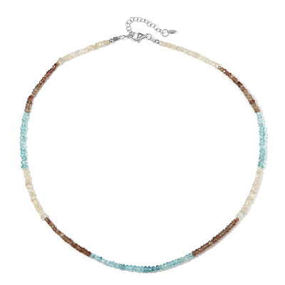 Fancy Zircon Silver Necklace