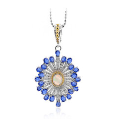 Welo Opal Silver Necklace (Dallas Prince Designs)
