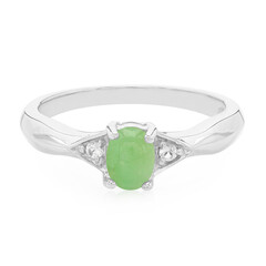 Imperial Chrysoprase Silver Ring
