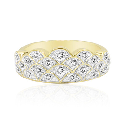 9K SI1 (G) Diamond Gold Ring (Annette)