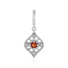 Padparadscha Sapphire Silver Pendant