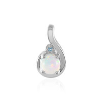 Welo Opal Silver Pendant