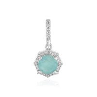 Grandidierite Silver Pendant