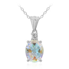 Moonlight Topaz Silver Necklace