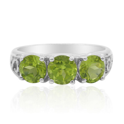Peridot Silver Ring