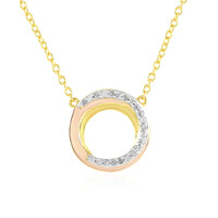 I3 (J) Diamond Silver Necklace