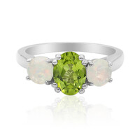 Peridot Silver Ring