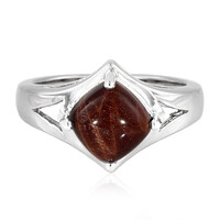 Red Tiger´s Eye Silver Ring