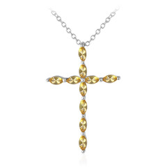 Citrine Silver Necklace