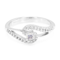 Rainbow Moonstone Silver Ring
