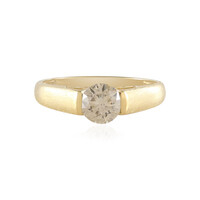9K Diamond champagne I1 Gold Ring (de Melo)