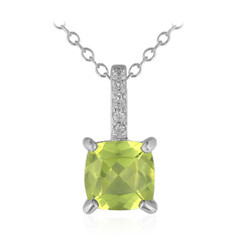 Peridot Silver Necklace