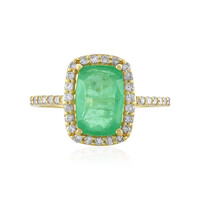 18K Ethiopian Emerald Gold Ring (AMAYANI)
