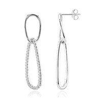Zircon Silver Earrings