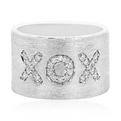 I1 (G) Diamond Silver Ring
