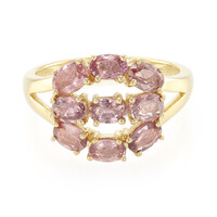 18K Unheated Padparadscha Sapphire Gold Ring (AMAYANI)