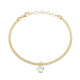 White Topaz Silver Bracelet