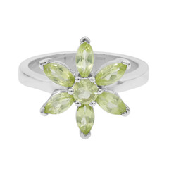 Peridot Silver Ring