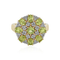 Peridot Silver Ring