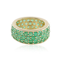 14K Russian Emerald Gold Ring (de Melo)