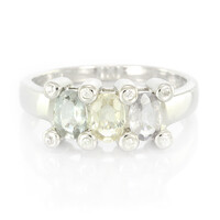 Cuprian Tourmaline Silver Ring