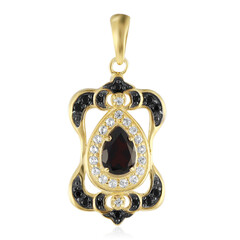 Mozambique Garnet Silver Pendant