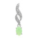 Imperial Chrysoprase Silver Pendant