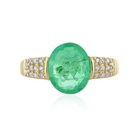 18K Ethiopian Emerald Gold Ring (AMAYANI)