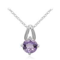 Amethyst Silver Necklace