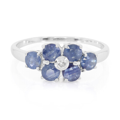 Blue Sapphire Silver Ring