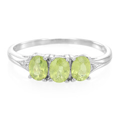 Mozambique Sapphire Silver Ring