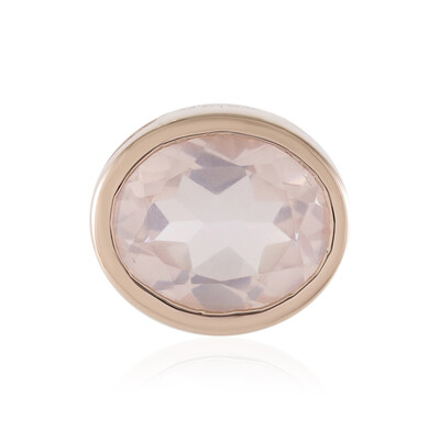 Rose Quartz Silver Pendant (MONOSONO COLLECTION)