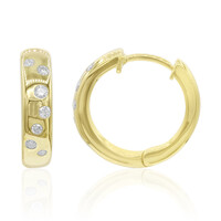 9K SI2 (G) Diamond Gold Earrings