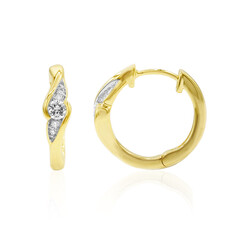 14K IF (D) Diamond Gold Earrings