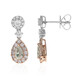 18K SI1 Green Diamond Gold Earrings (CIRARI)