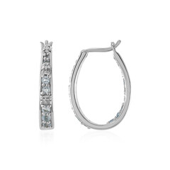 Sky Blue Topaz Silver Earrings