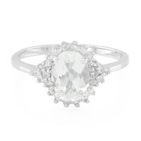 Petalite Silver Ring