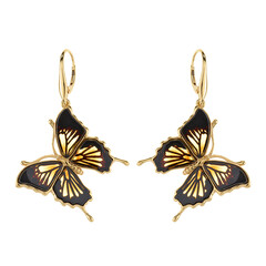 Baltic Amber Silver Earrings