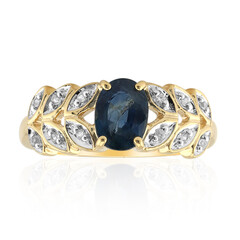 9K Kanchanaburi Sapphire Gold Ring