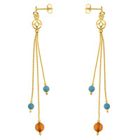 Baltic Amber Silver Earrings